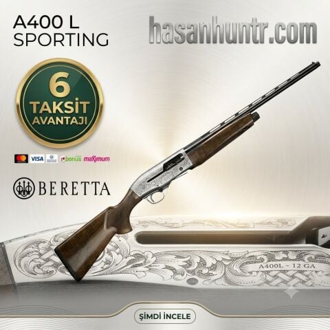 Beretta A400 L Sporting İşlemeli Otomatik Av Tüfeği