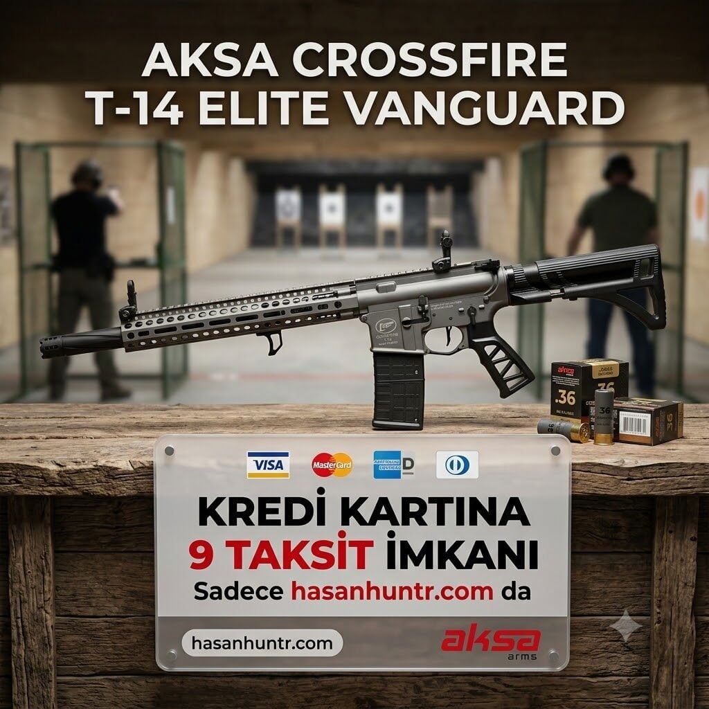 Aksa Crossfire T-14 Elite Vanguard 36 Kalibre Şarjörlü Av Tüfeği