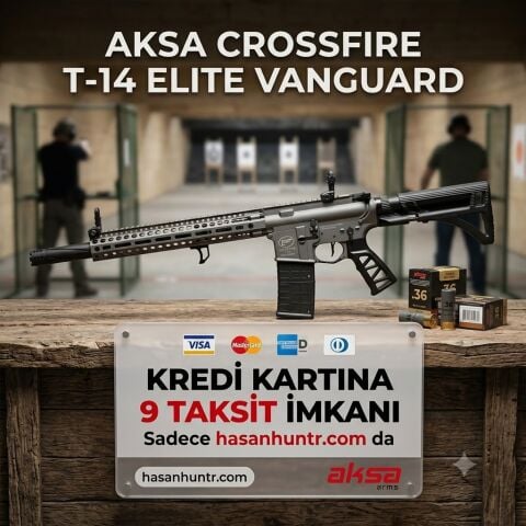 Aksa Crossfire T-14 Elite Vanguard 36 Kalibre Şarjörlü Av Tüfeği