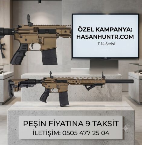 Aksa Crossfire T-14 Bronz Susturucu Görünümlü 36 Kalibre