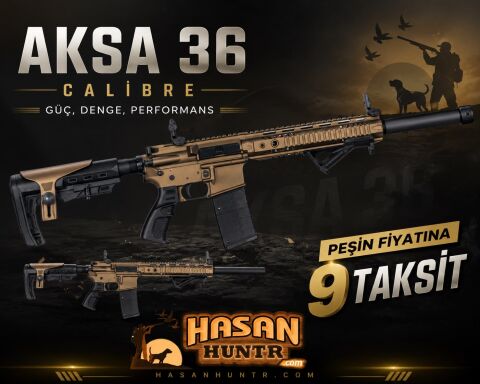 Aksa Crossfire T-14 Bronz Susturucu Görünümlü 36 Kalibre