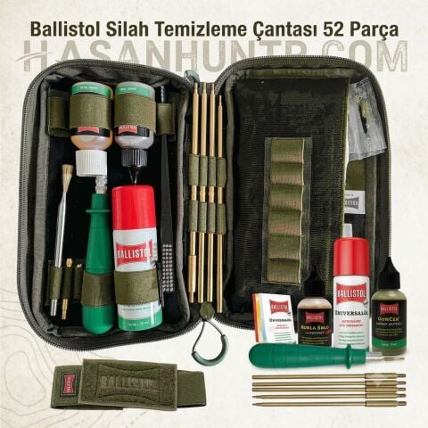 Ballistol Silah Temizleme Çantası 52 Parça