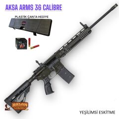 AKSA 36 CALİBRE ŞARJÖRLÜ AV TÜFEĞİ ESKİTME RENK
