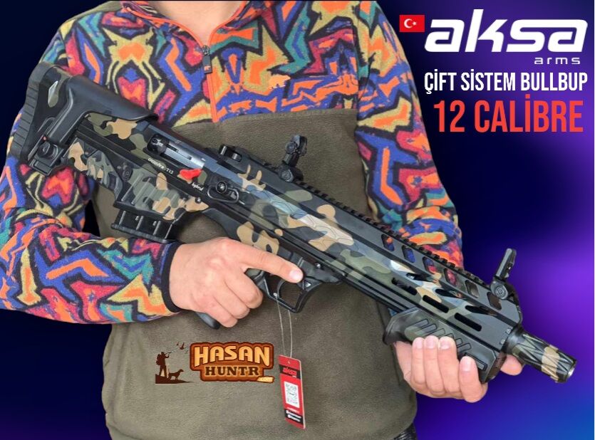 AKSA ARMS BULLBUP ÇİFT SİSTEM POMPALI / OTOMATİK 12 CALİBRE AV TÜFEĞİ