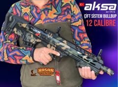 AKSA ARMS BULLBUP ÇİFT SİSTEM POMPALI / OTOMATİK 12 CALİBRE AV TÜFEĞİ