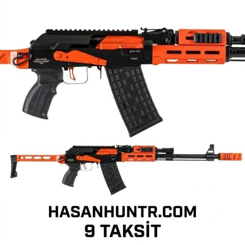 Sniper SN-12 Pro Siyah-Turuncu Şarjörlü