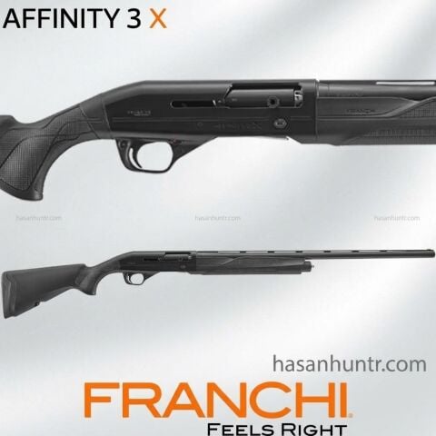 FRANCHI AFFINITY 3 X BLACK SENTETİK YENİ MODEL 12 KALİBRE YARI OTOMATİK AV TÜFEĞİ