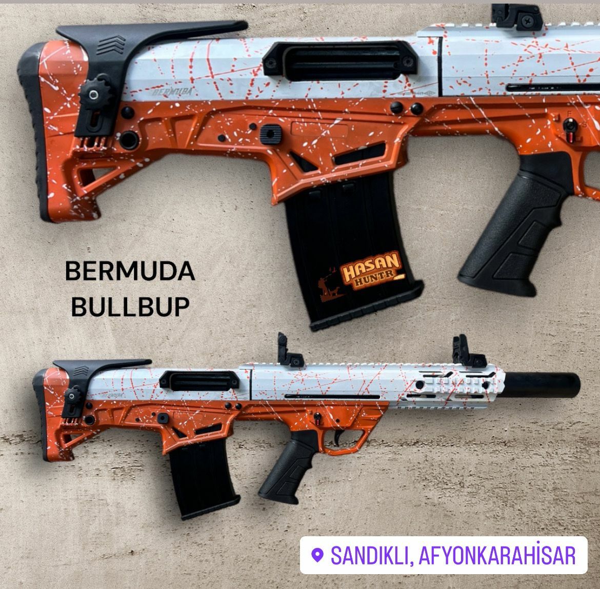 BERMUDA BULLBUP 12CAL AV TÜFEĞİ ÖZEL RENK