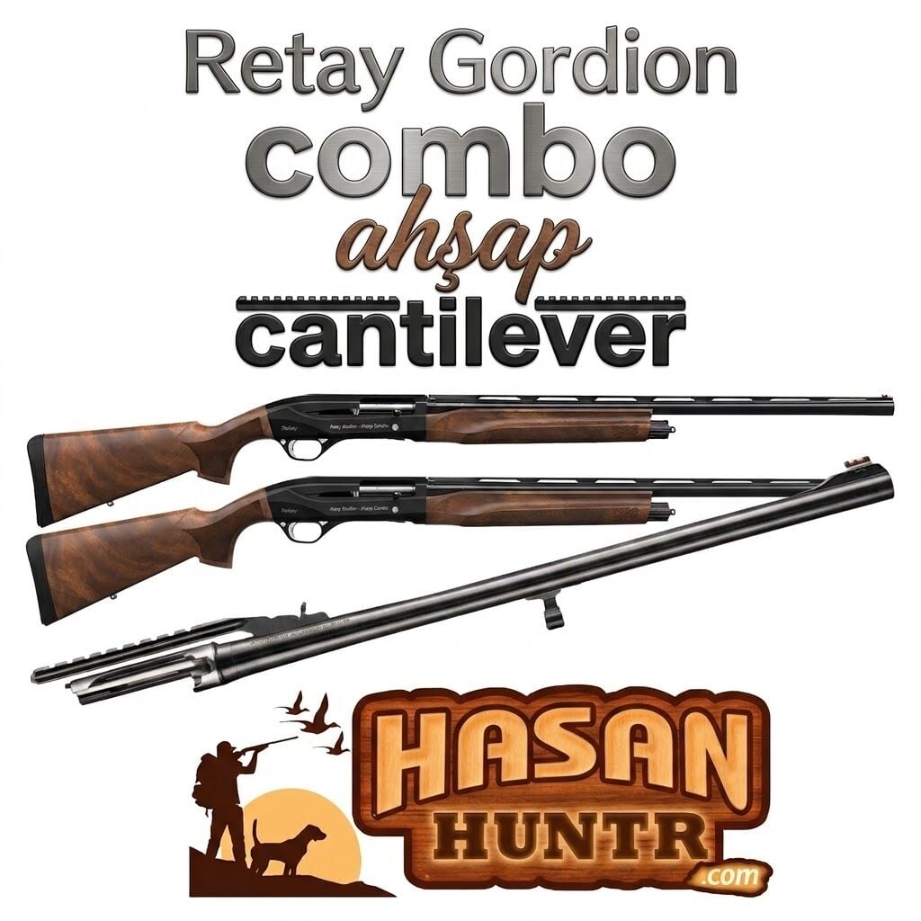 Retay Gordion Ahşap Siyah 12 Kalibre Combo Cantilever