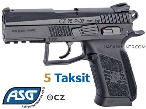 ASG CZ-75 P-07 Duty Siyah Havalı Tabanca