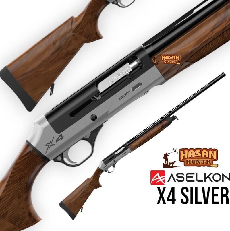 ASELKON X4 SİLVER AHŞAP AV TÜFEĞİ 12 CALİBRE