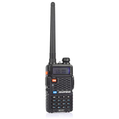 Baofeng BF-F8+ 5W UHF/VHF/VOX, 128 Kanal, Çift Bant, El Feneri, FM Radyo, LED El Feneri, Programlanabilir Arama Kurtarma/Güvenlik/Haberleşme El Telsizi