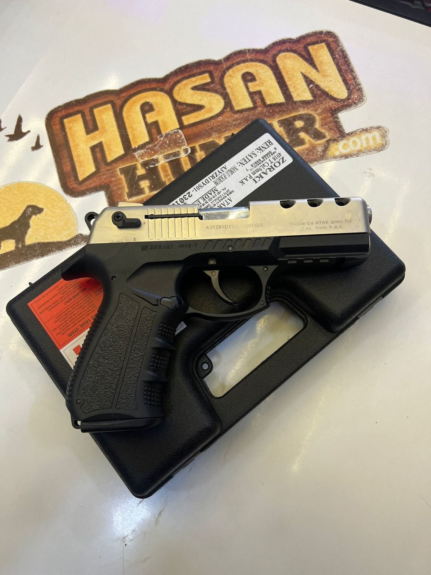 ZORAKI 4918 KURUSIKI TABANCA, SATEN