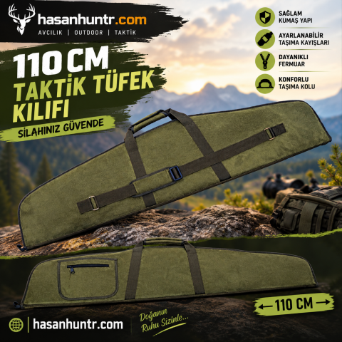 Hunthink Cepli Haki Taktik Tüfek Kılıfı