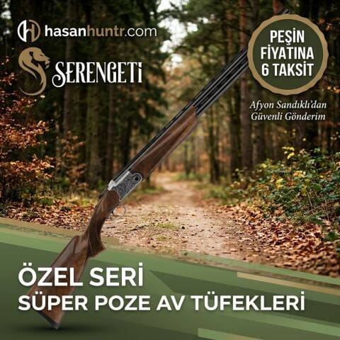 Serengeti Selous Aliminyum N811X İşlemeli S.Poze Av Tüfeği 12 Kalibre
