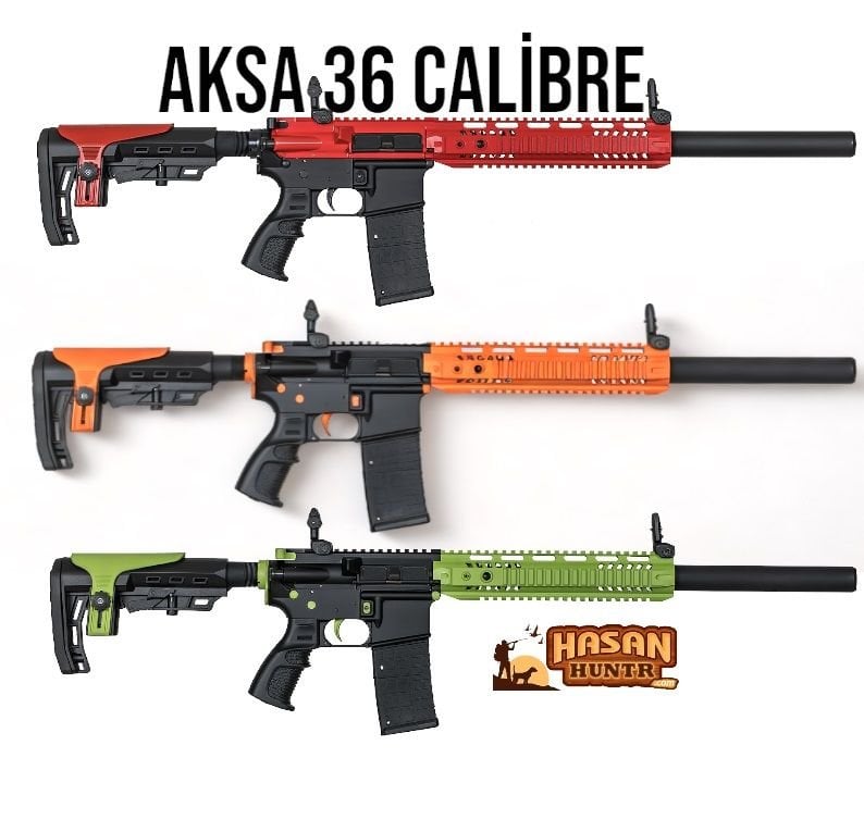 AKSA 36 CALİBRE CROSSFİRE RENKLİ AV TÜFEKLERİ