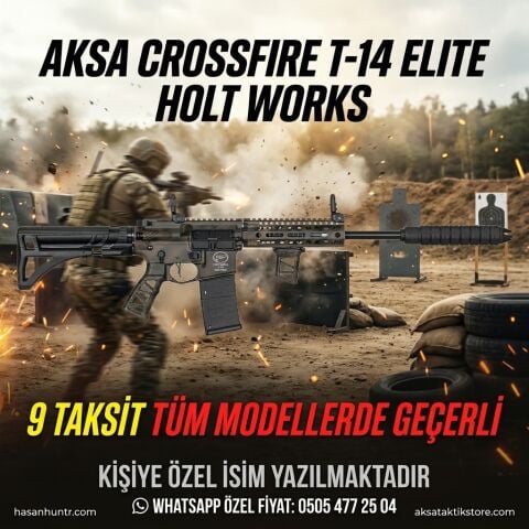 Aksa Crossfire T-14 Elite Holt Works 36 Kalibre Şarjörlü Av Tüfeği