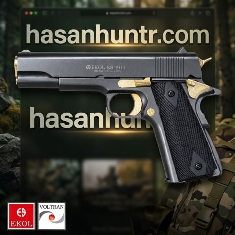 EKOL ES 1911 Füme ALTIN Havalı Tabanca - Blowback