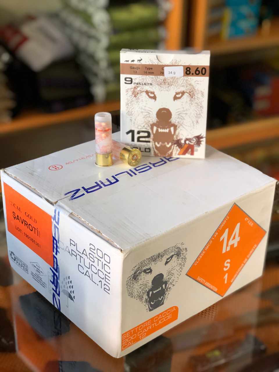 YAF 12 Cal. 9 Pellet Gold