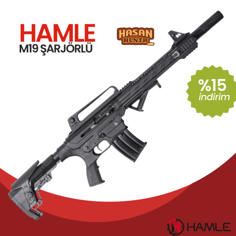 HAMLE ŞARJÖRLÜ AV TÜFEĞİ M19 SİYAH