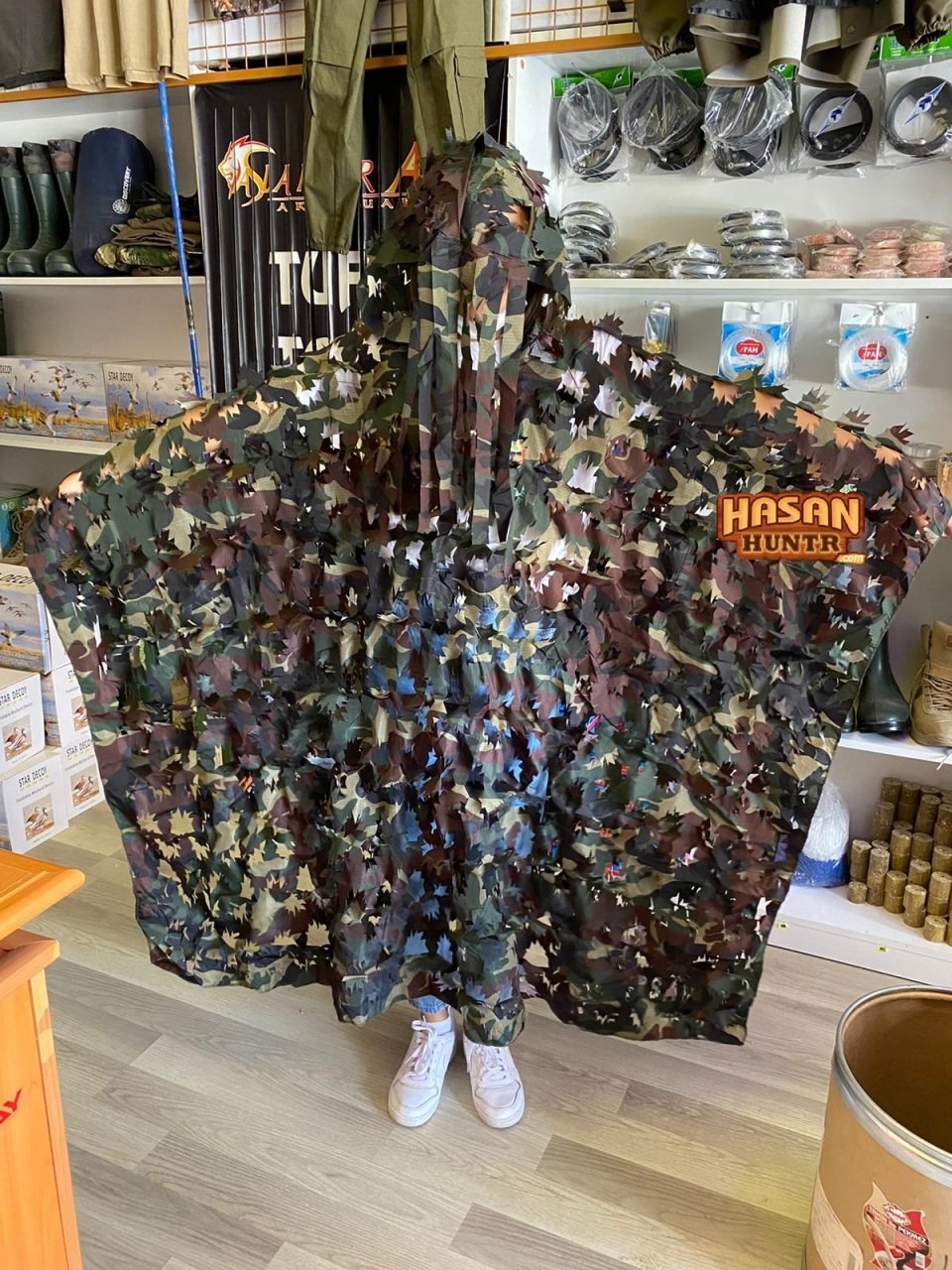 ERSAV KAMUFLAJ GİZLENME AĞI TAM BOY ORMAN KAMUFLAJ