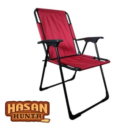 GARANTİLİ KAMP SANDALYESİ KIRMIZI