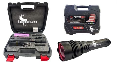 Powerdex PD-12500 Profesyonel Büyük Avcı Feneri 50W 5000 Lümen