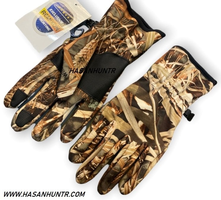 Remixon Softshell Eldiven Sazlık Kamuflaj